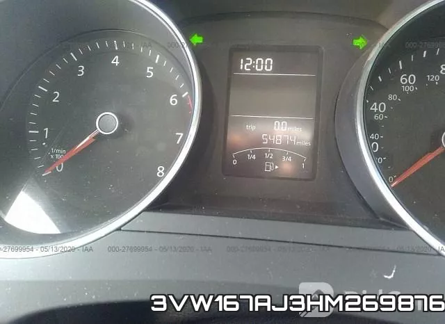 3VW167AJ3HM269876 фото 8
