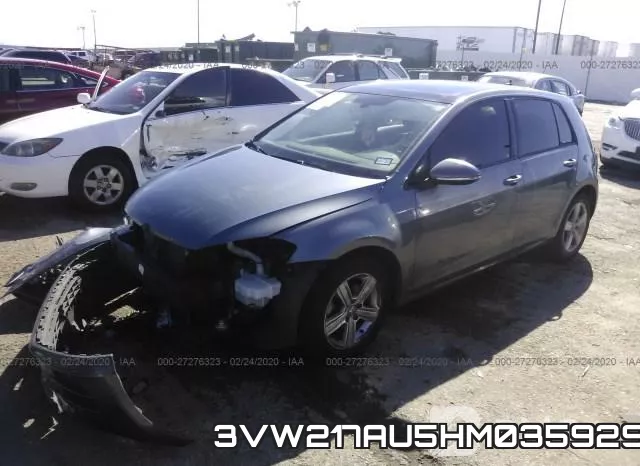 3VW217AU5HM035929 фото 3