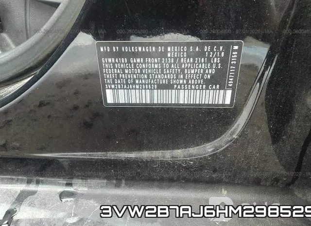 3VW2B7AJ6HM298529 фото 10