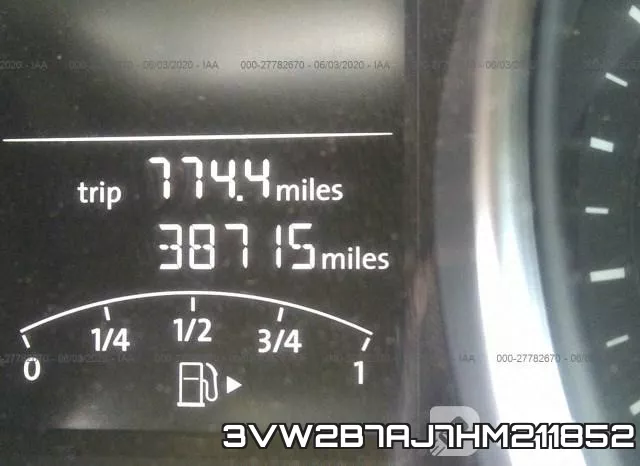 3VW2B7AJ7HM211852 фото 8