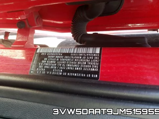 3VW5DAAT9JM515955 фото 2