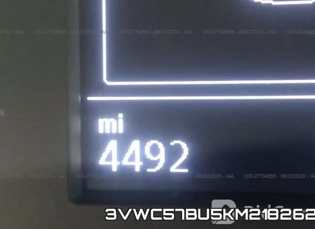 3VWC57BU5KM218262 фото 8