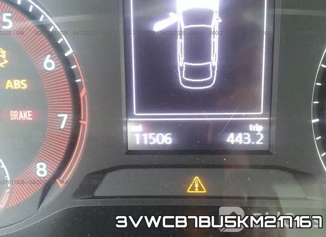 3VWCB7BU5KM217167 фото 8