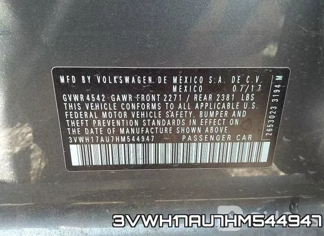 3VWH17AU7HM544947 фото 10