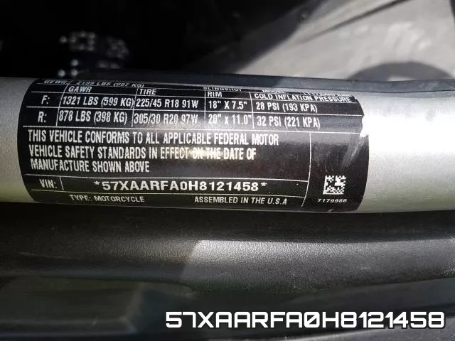 57XAARFA0H8121458 фото 2