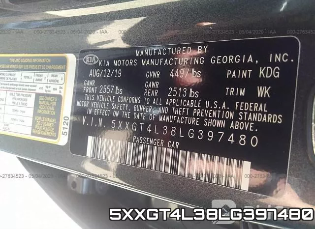 5XXGT4L38LG397480 фото 10