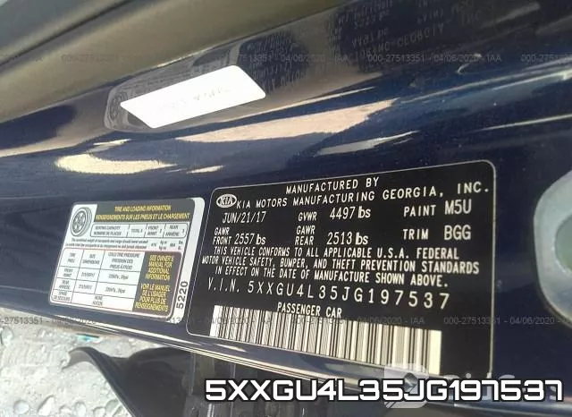 5XXGU4L35JG197537 фото 10