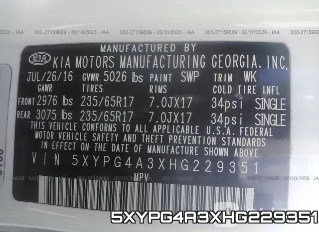 5XYPG4A3XHG229351 фото 10