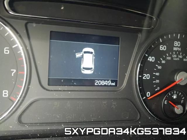 5XYPGDA34KG537834 фото 9