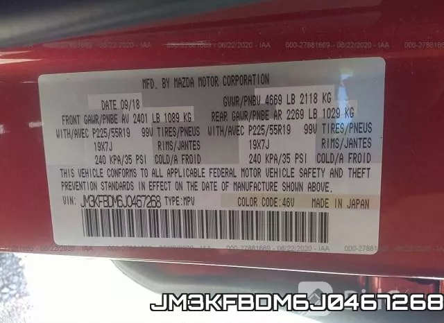 JM3KFBDM6J0467268 фото 10