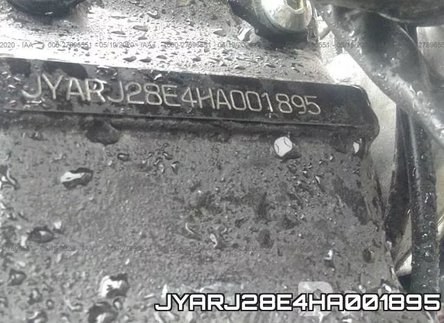 JYARJ28E4HA001895 фото 2