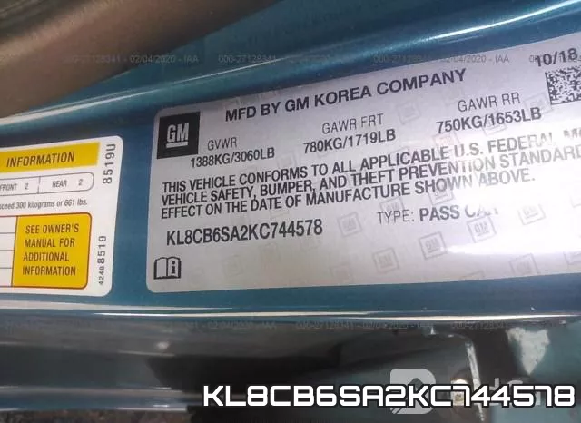 KL8CB6SA2KC744578 фото 10