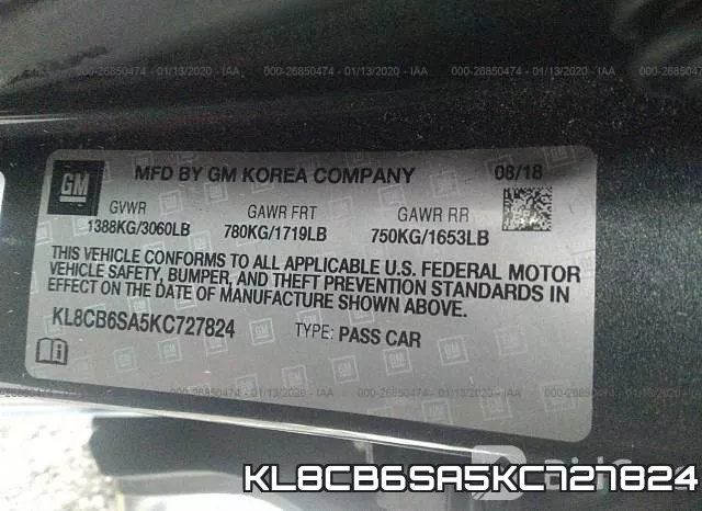 KL8CB6SA5KC727824 фото 10