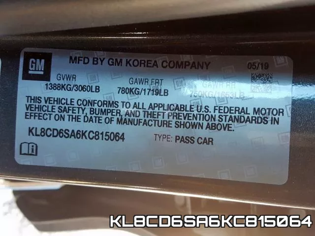 KL8CD6SA6KC815064 фото 2