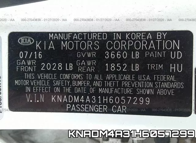 KNADM4A31H6057299 фото 10