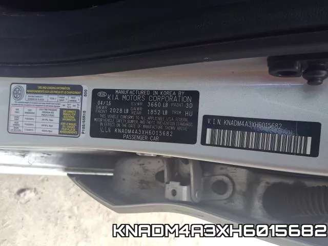 KNADM4A3XH6015682 фото 2