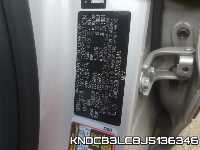KNDCB3LC8J5136346 фото 2
