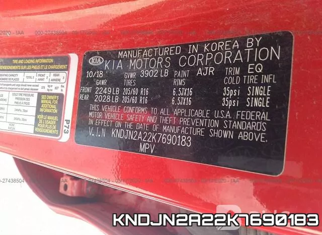 KNDJN2A22K7690183 фото 10