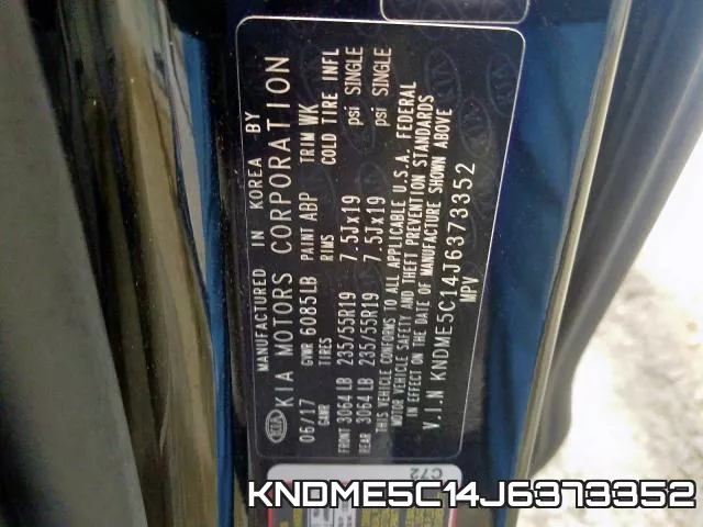 KNDME5C14J6373352 фото 2