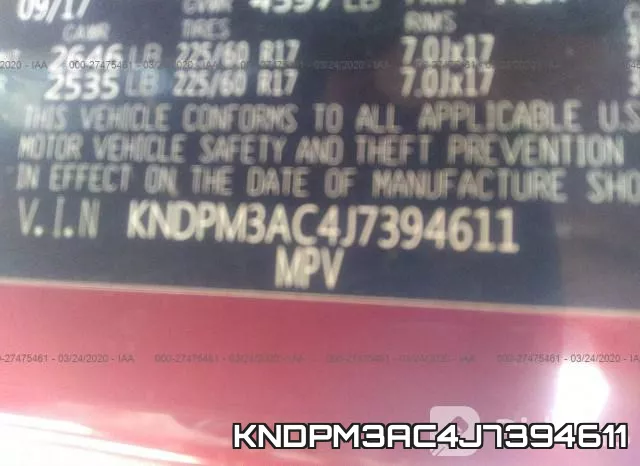 KNDPM3AC4J7394611 фото 10