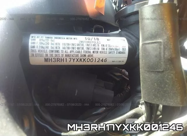 MH3RH17YXKK001246 фото 2