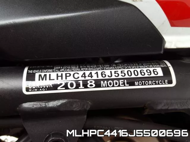 MLHPC4416J5500696 фото 2