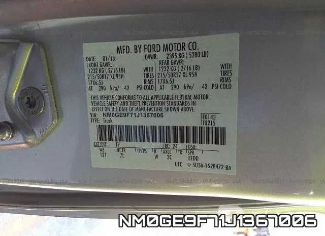 NM0GE9F71J1367006 фото 10