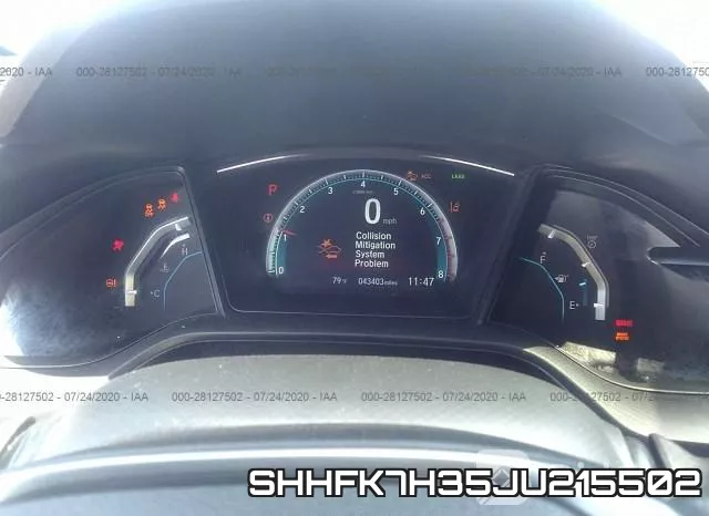 SHHFK7H35JU215502 фото 8