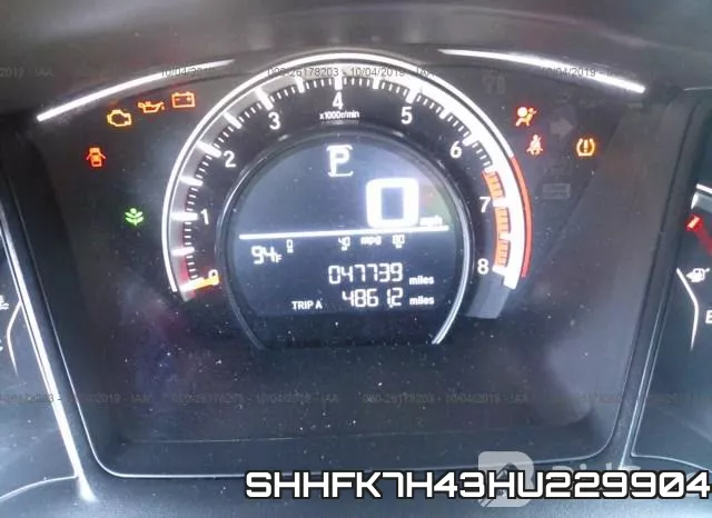 SHHFK7H43HU229904 фото 8