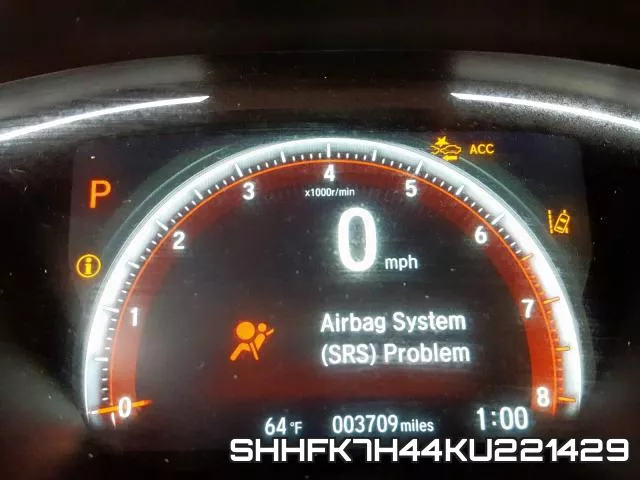SHHFK7H44KU221429 фото 9