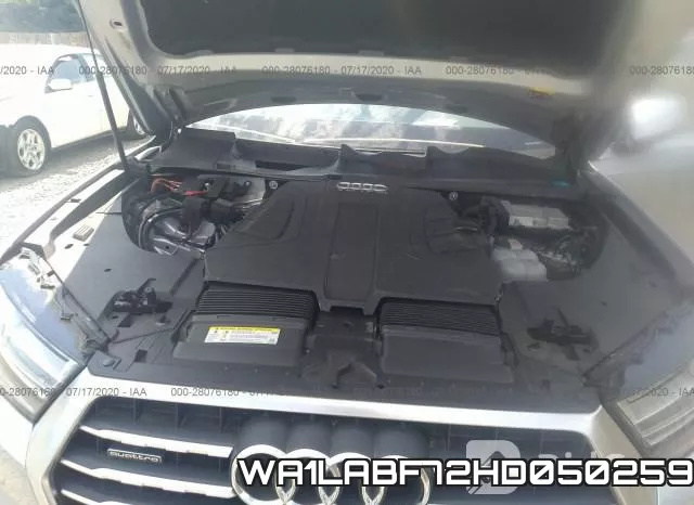 WA1LABF72HD050259 фото 2