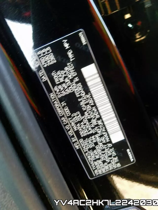 YV4AC2HK7L2242030 фото 2