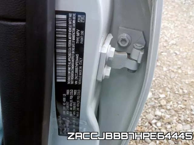 ZACCJBBB7HPE64445 фото 2