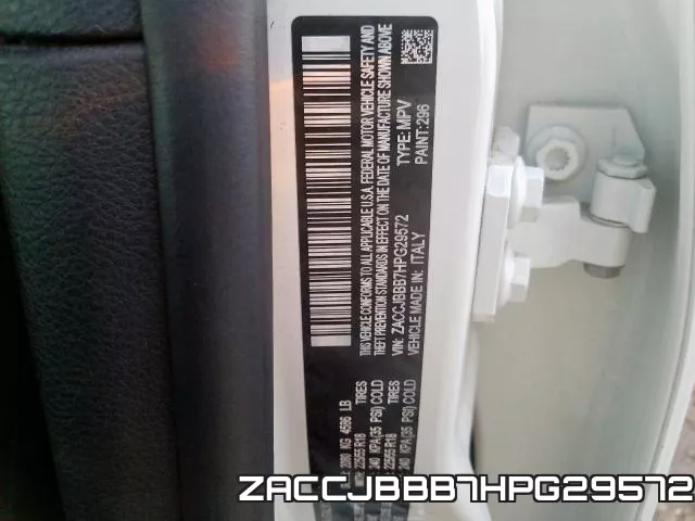 ZACCJBBB7HPG29572 фото 2