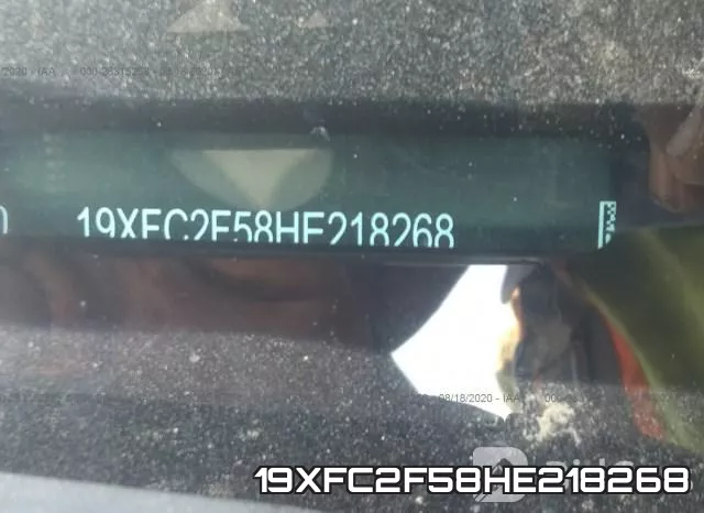 19XFC2F58HE218268 фото 10