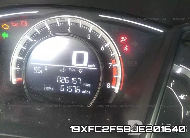 19XFC2F58JE201640 фото 8