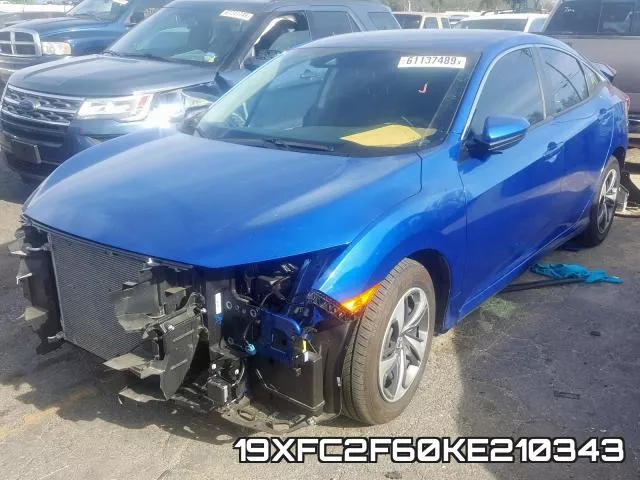 19XFC2F60KE210343 фото 3