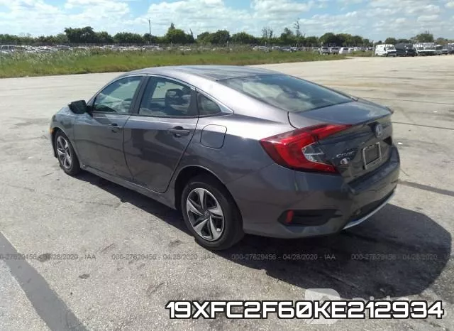 19XFC2F60KE212934 фото 4