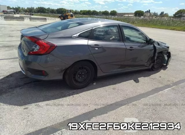 19XFC2F60KE212934 фото 7