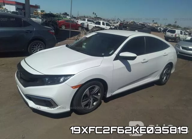 19XFC2F62KE035819 фото 3
