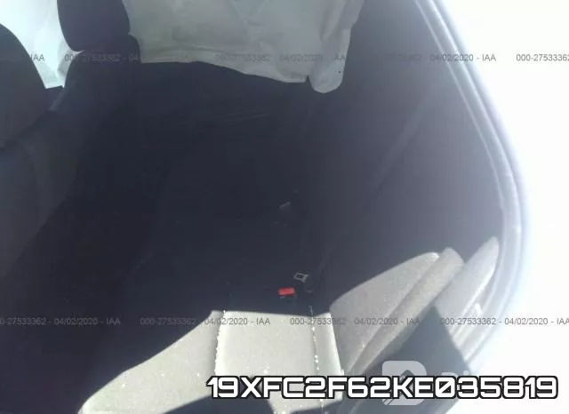 19XFC2F62KE035819 фото 9