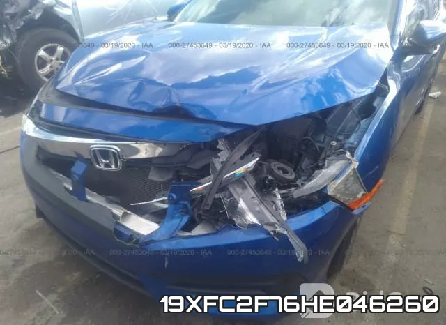 19XFC2F76HE046260 фото 7