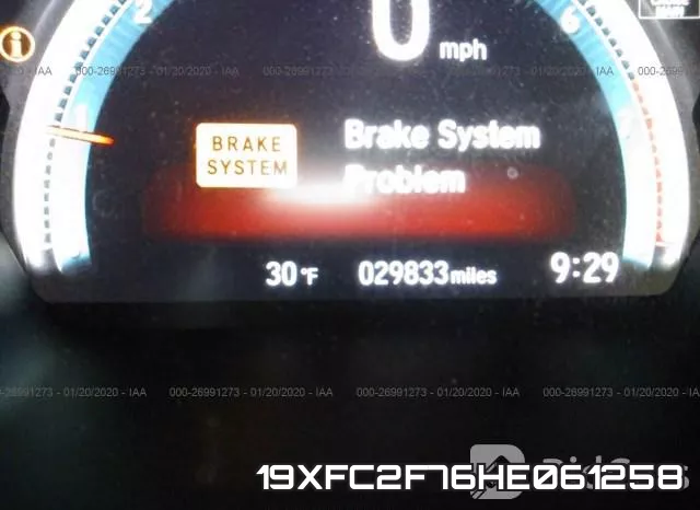 19XFC2F76HE061258 фото 8