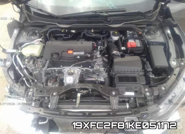 19XFC2F81KE051172 фото 2