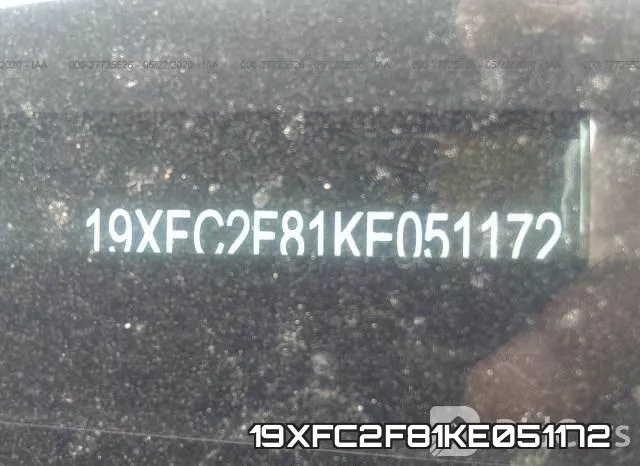 19XFC2F81KE051172 фото 10