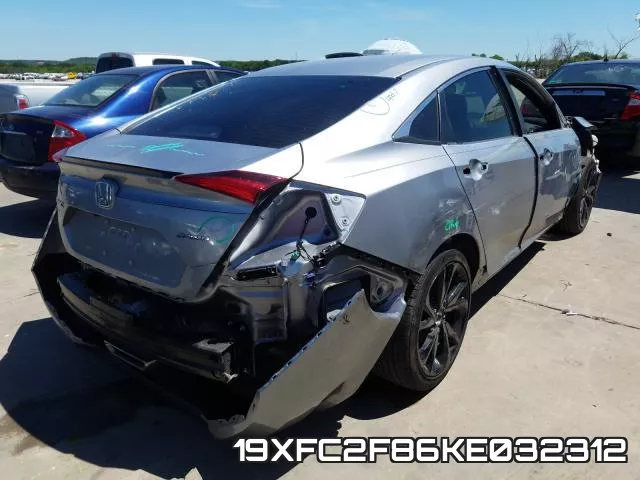 19XFC2F86KE032312 фото 5