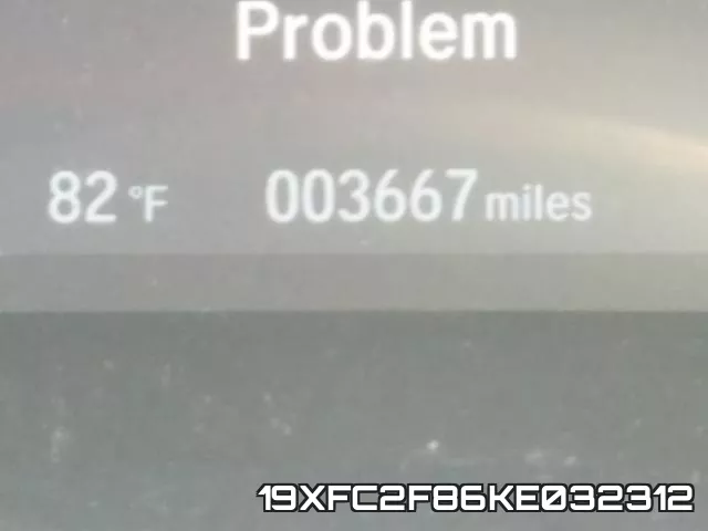 19XFC2F86KE032312 фото 9