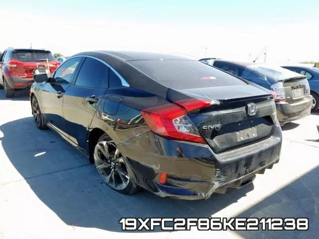 19XFC2F86KE211238 фото 4