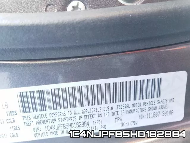 1C4NJPFB5HD182884 фото 2