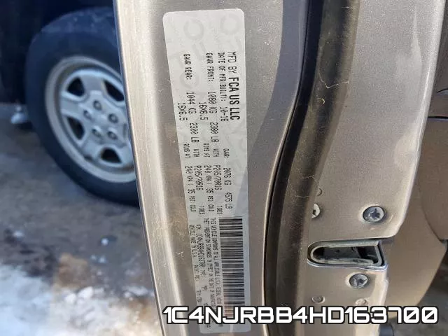 1C4NJRBB4HD163700 фото 2